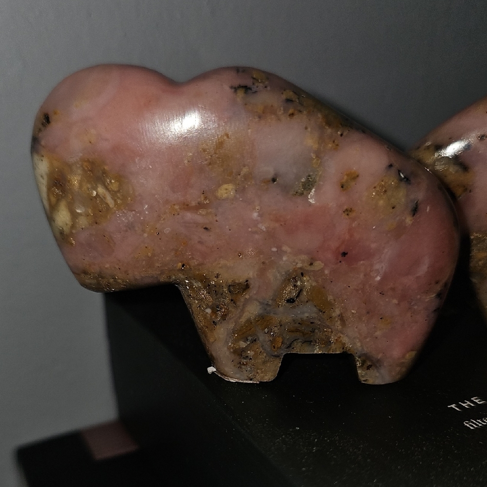 Pink Opal Bisson Figurine